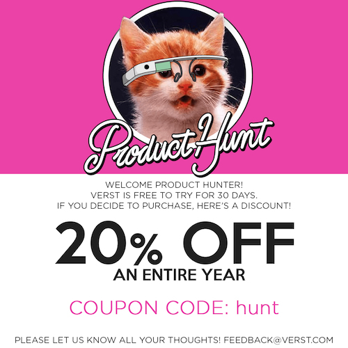 Product hunt discount